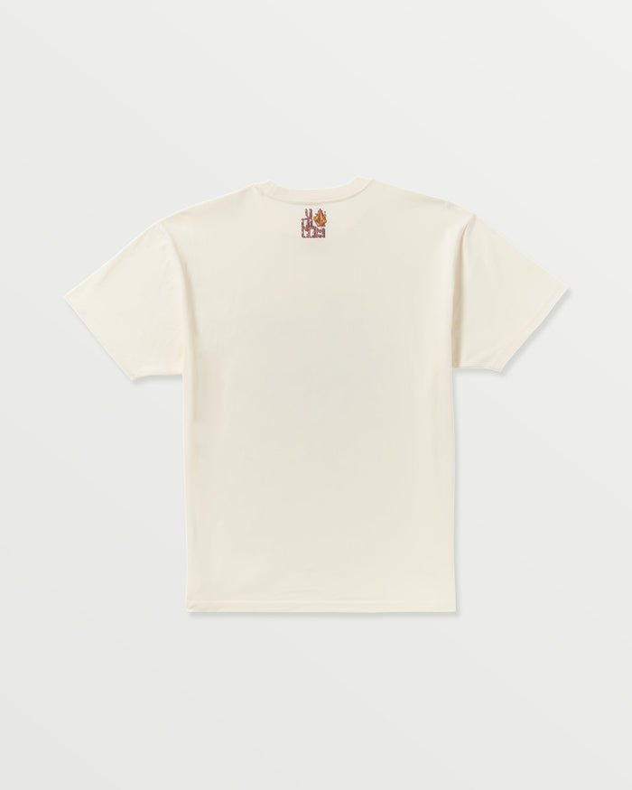 Men's Featured Artist Callum Rooney Short Sleeve Tee-Off White-Volcom