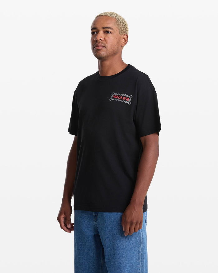 Volcom Men's Featured Artist Daniel Shepard Unlocked Short Sleeve Tee