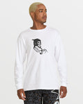 Men's Featured Artist Seth Conboy Long Sleeve Tee-White-Volcom