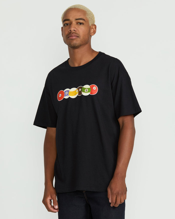 Men's Featured Artist Seth Conboy Rack Em Short Sleeve Tee-Black-Volcom