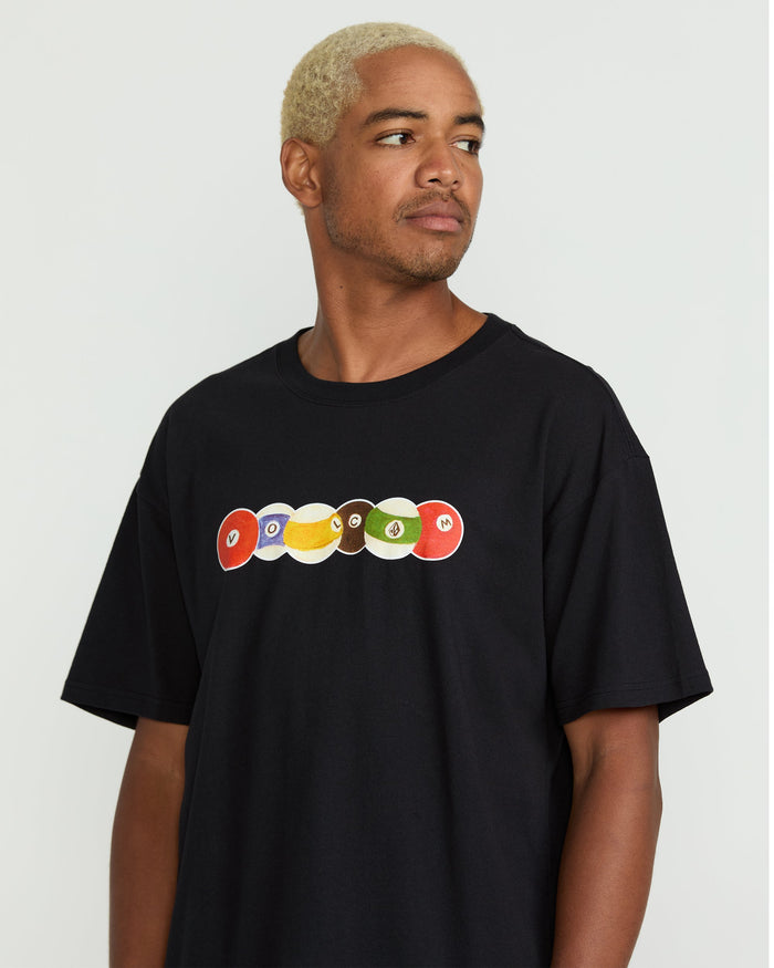 Men's Featured Artist Seth Conboy Rack Em Short Sleeve Tee-Black-Volcom