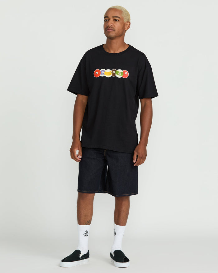 Men's Featured Artist Seth Conboy Rack Em Short Sleeve Tee-Black-Volcom