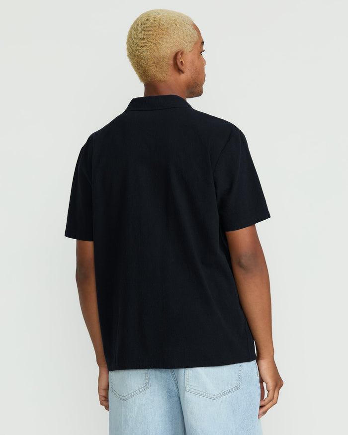 Men's Featured Artist Seth Conboy Short Sleeve Shirt-Black-Volcom
