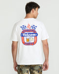 Men's Fifth Gear Short Sleeve Tee-White-Volcom