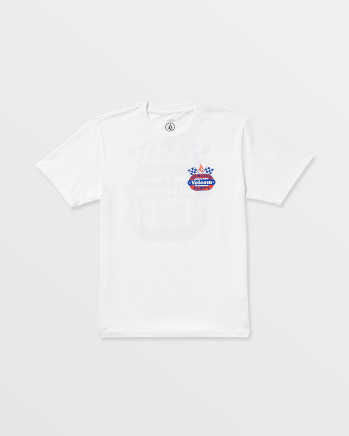 Men's Fifth Gear Short Sleeve Tee-White-Volcom