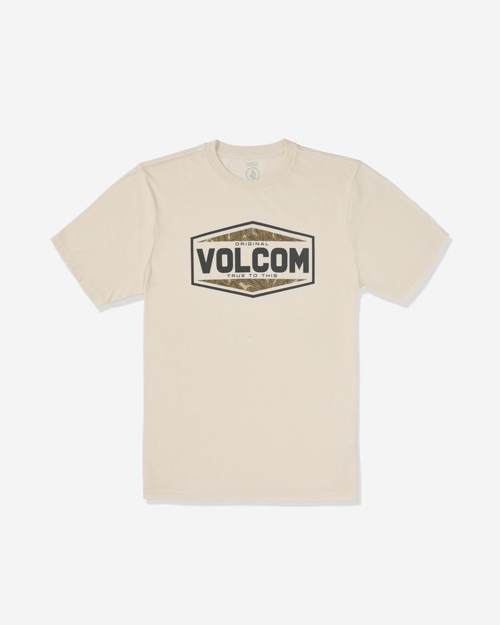 Men's Filler Up Short Sleeve Tee-Off White Heather-Volcom