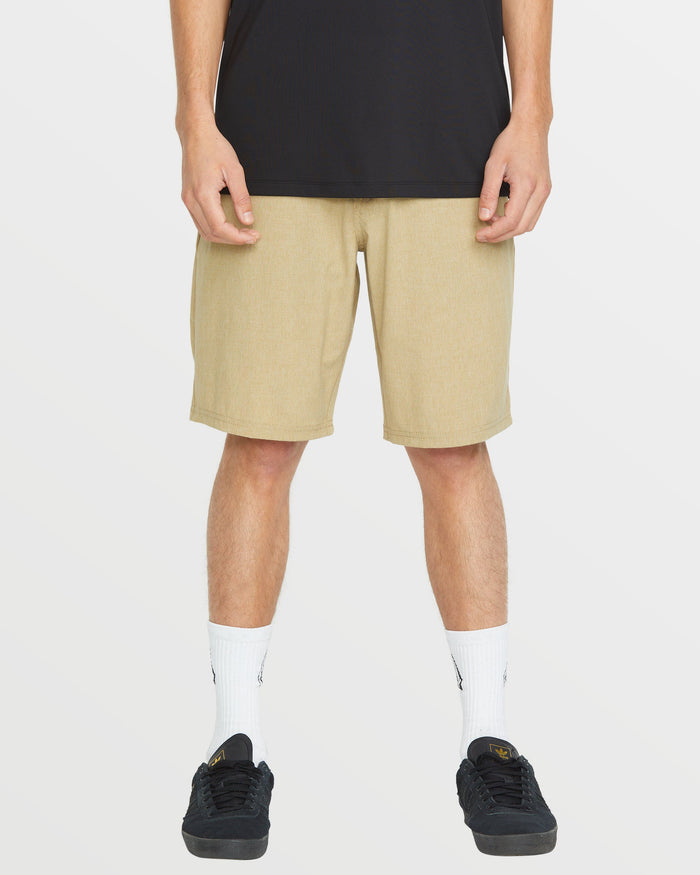Volcom Men's Frickin Cross Shred Static Shorts Dark Khaki