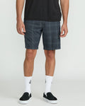 Men's Frickin Elastic Waist Shorts-Dark Slate-Volcom