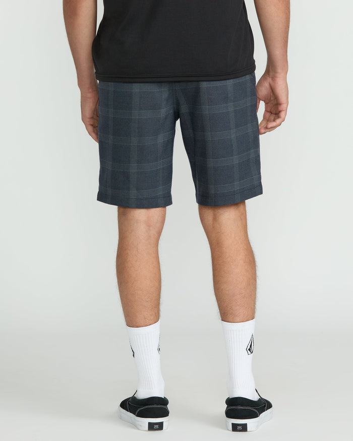 Men's Frickin Elastic Waist Shorts-Dark Slate-Volcom