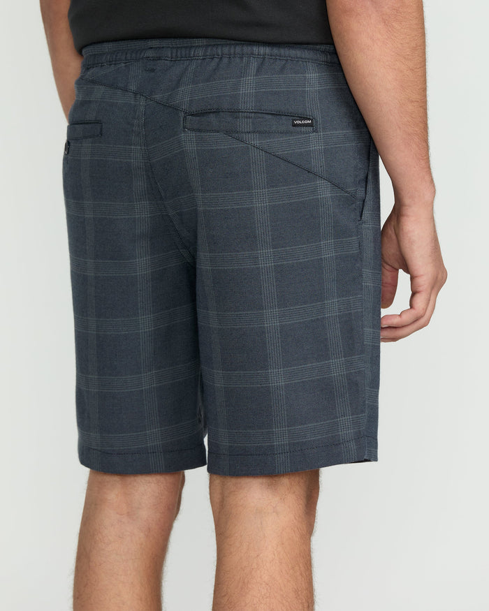 Men's Frickin Elastic Waist Shorts-Dark Slate-Volcom
