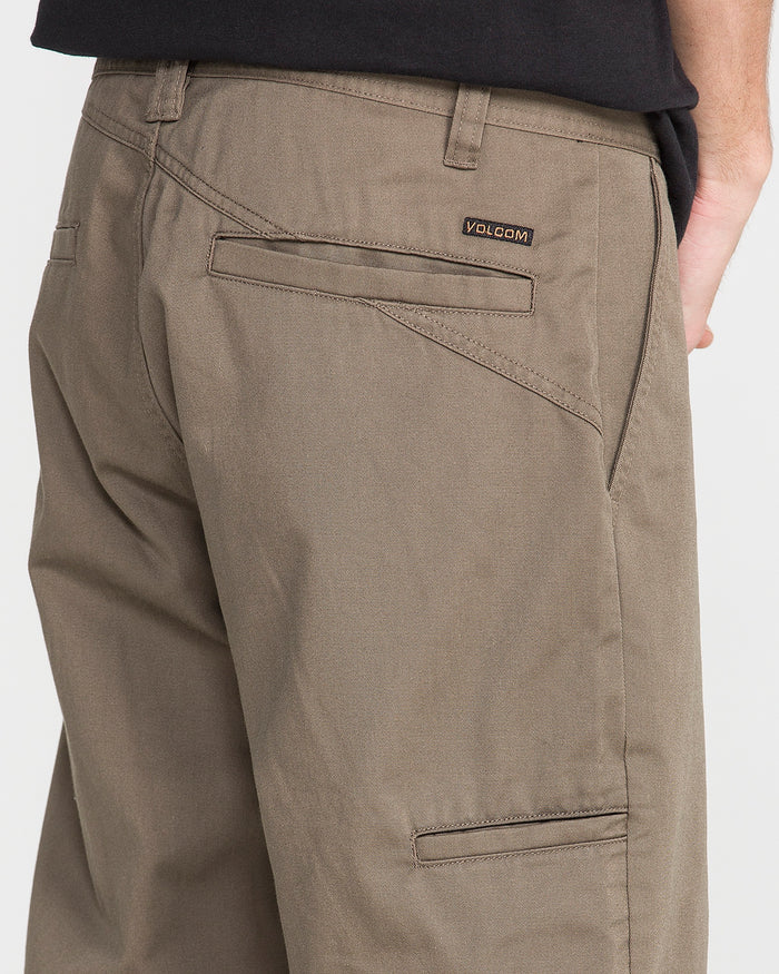 Men's Frickin Relaxed Chino Pants-Mushroom-Volcom