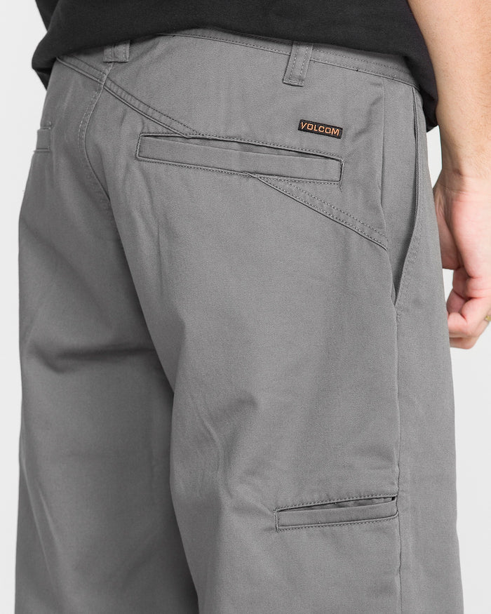 Men's Frickin Relaxed Chino Pants-Charcoal-Volcom