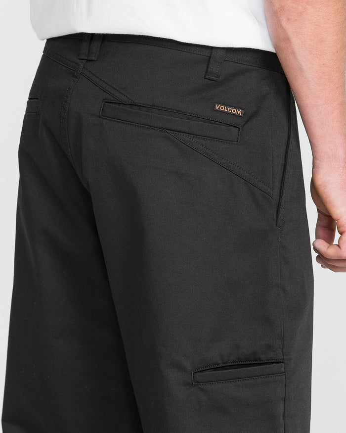 Men's Frickin Relaxed Chino Pants-Black-Volcom