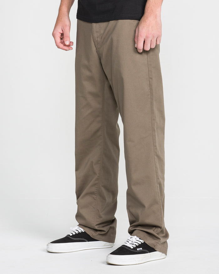 Men's Frickin Relaxed Chino Pants-Mushroom-Volcom