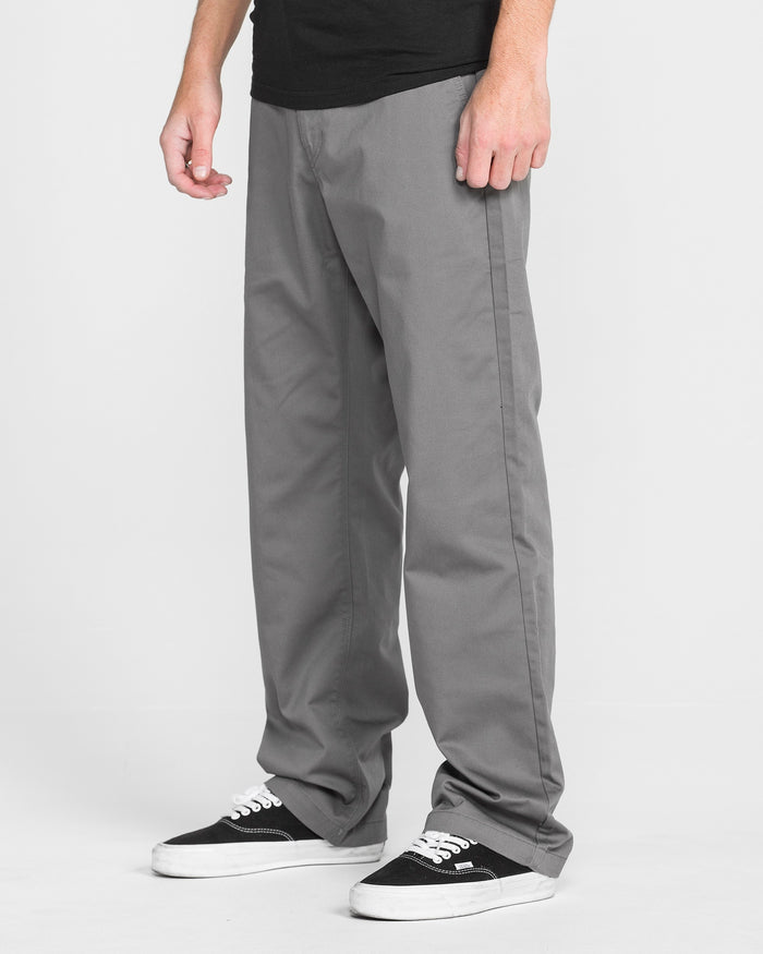 Men's Frickin Relaxed Chino Pants-Charcoal-Volcom