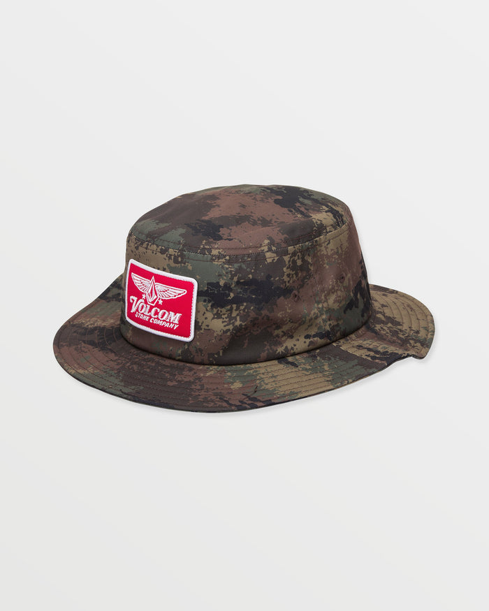 Men's Froth Bucket Hat-Green Combo-Volcom