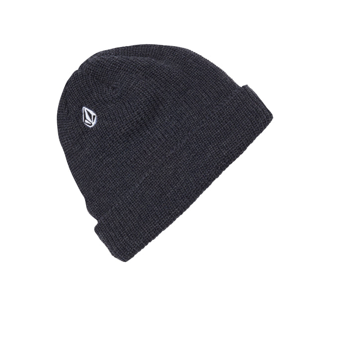 Men's Full Stone Beanie-Charcoal Heather-Volcom