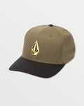 Men's Full Stone Flexfit Hat-Wintermoss-Volcom