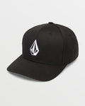 Men's Full Stone Flexfit Hat-Black-Volcom