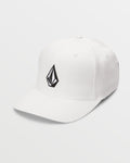 Men's Full Stone Flexfit Hat-White-Volcom