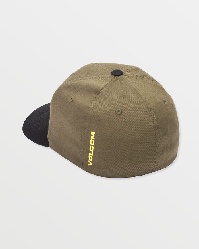 Men's Full Stone Flexfit Hat-Wintermoss-Volcom