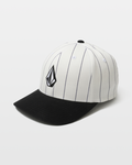 Men's Full Stone Heather Flexfit Hat-Dirty White-Volcom