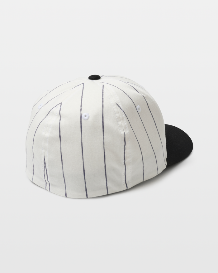 Men's Full Stone Heather Flexfit Hat-Dirty White-Volcom
