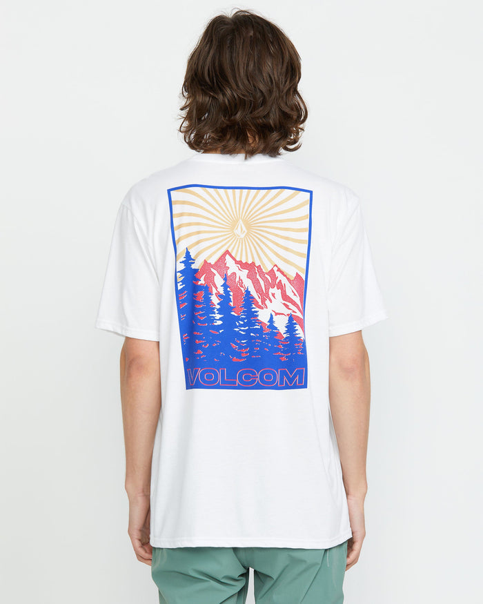 Men's Get Out Tech Short Sleeve Tee-White-Volcom