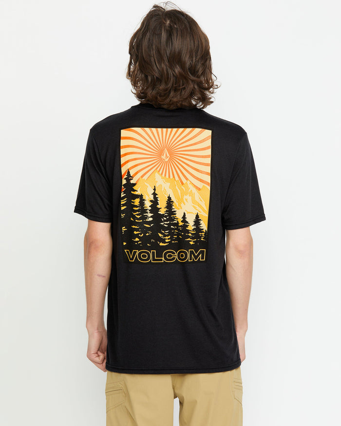 Men's Get Out Tech Short Sleeve Tee-Black-Volcom