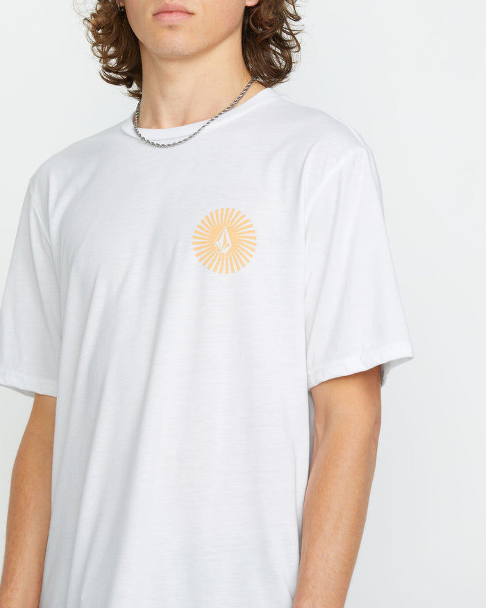 Men's Get Out Tech Short Sleeve Tee-White-Volcom