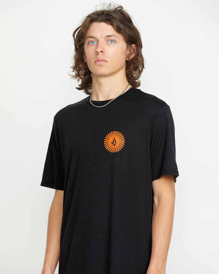 Men's Get Out Tech Short Sleeve Tee-Black-Volcom