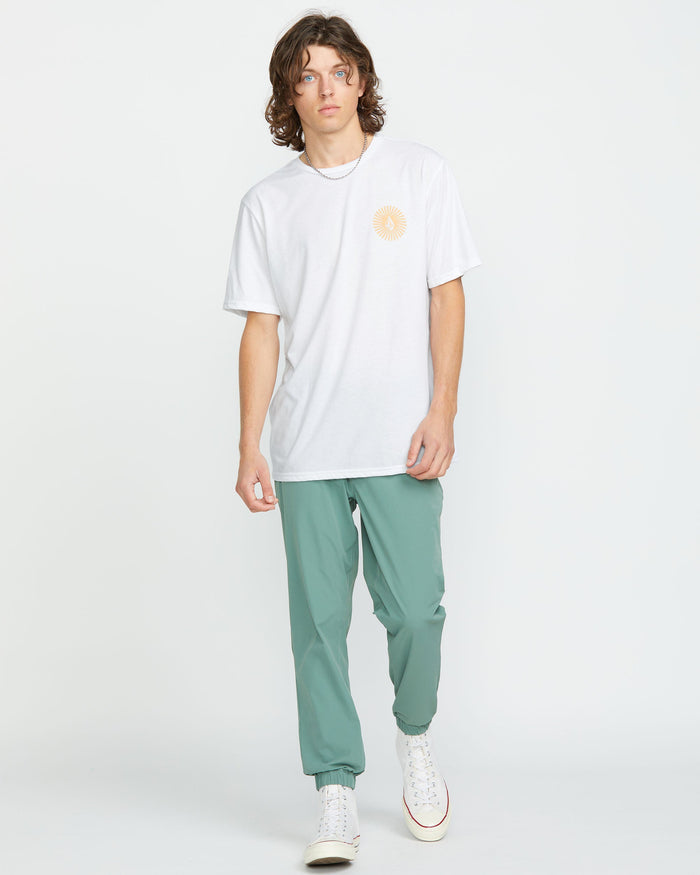 Men's Get Out Tech Short Sleeve Tee-White-Volcom