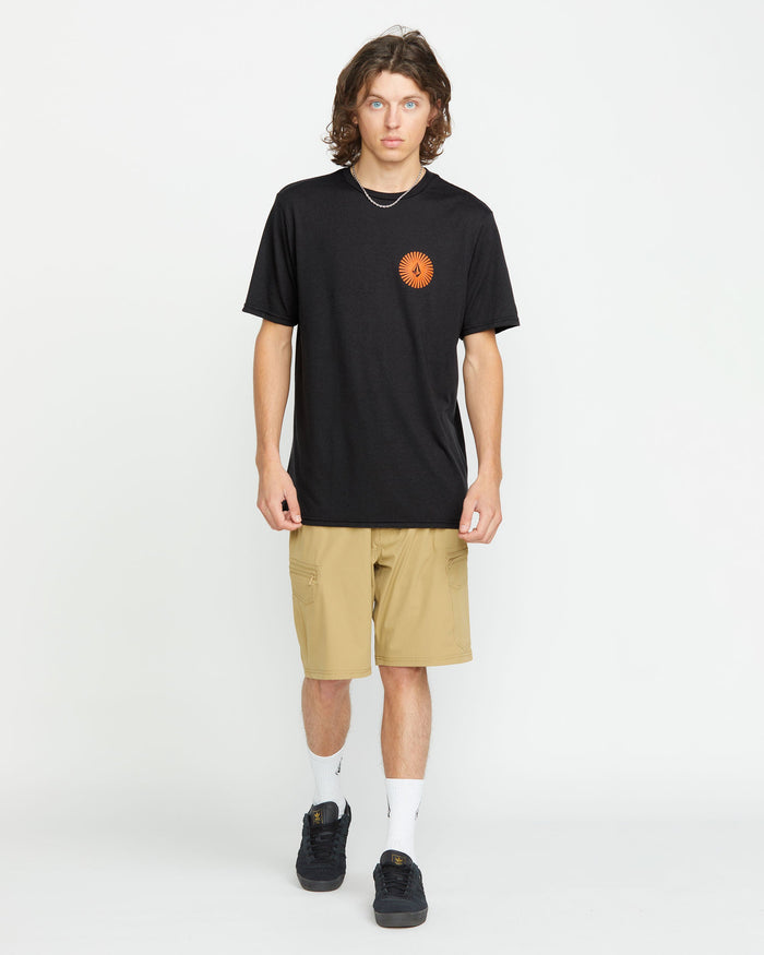 Men's Get Out Tech Short Sleeve Tee-Black-Volcom