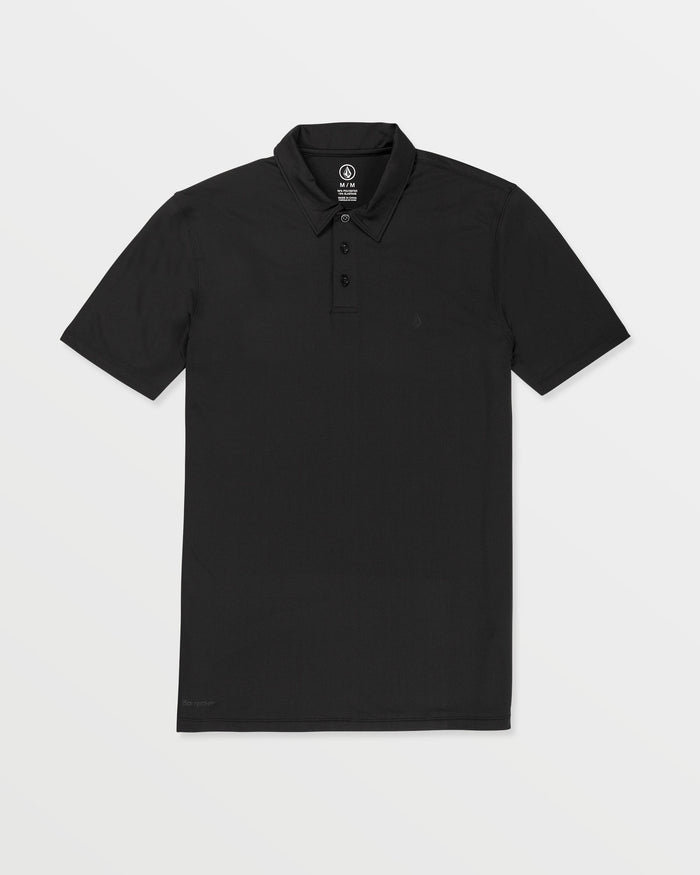 Men's Hazard Pro Polo Short Sleeve Shirt-Black-Volcom