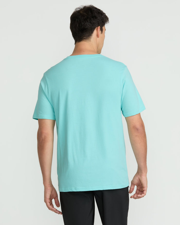 Men's Highway Short Sleeve Tee-Poolside-Volcom