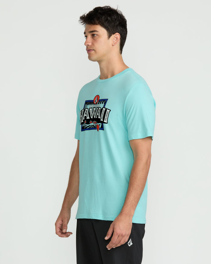 Men's Highway Short Sleeve Tee-Poolside-Volcom