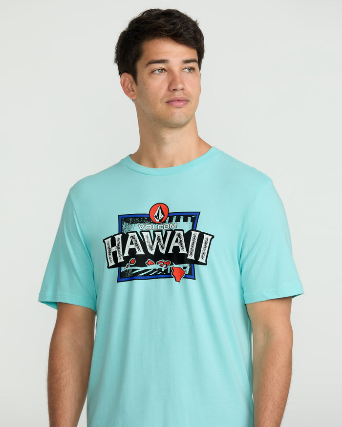 Men's Highway Short Sleeve Tee-Poolside-Volcom