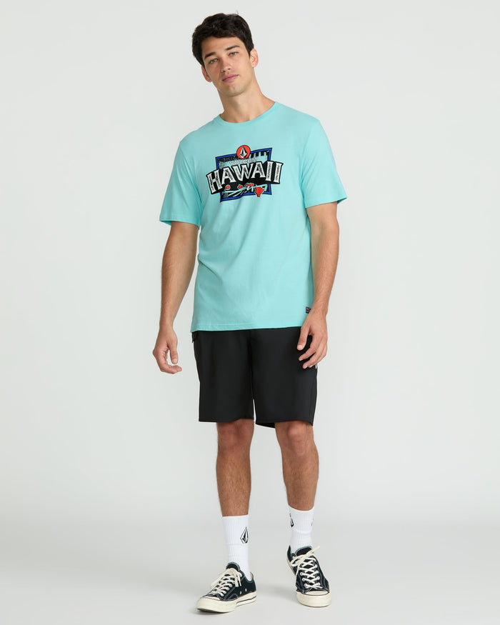 Men's Highway Short Sleeve Tee-Poolside-Volcom