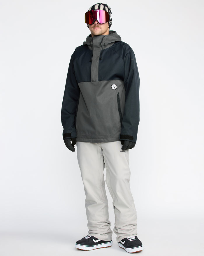 Men's Hossegor 20K Pullover-Black-Volcom