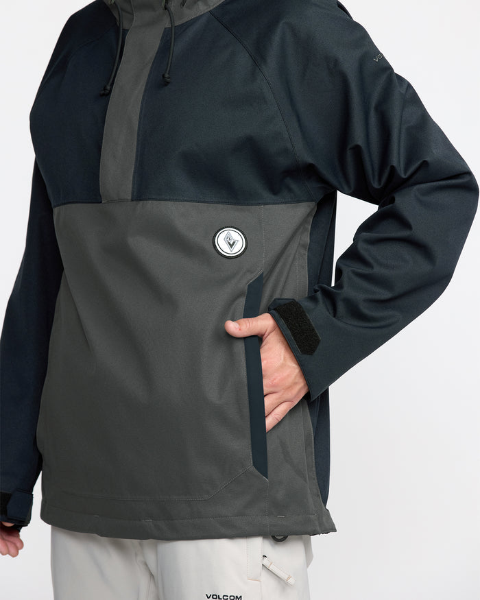 Men's Hossegor 20K Pullover-Black-Volcom