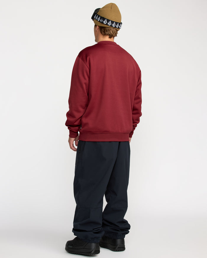 Men's Hydro Crew-Burnt Red-Volcom