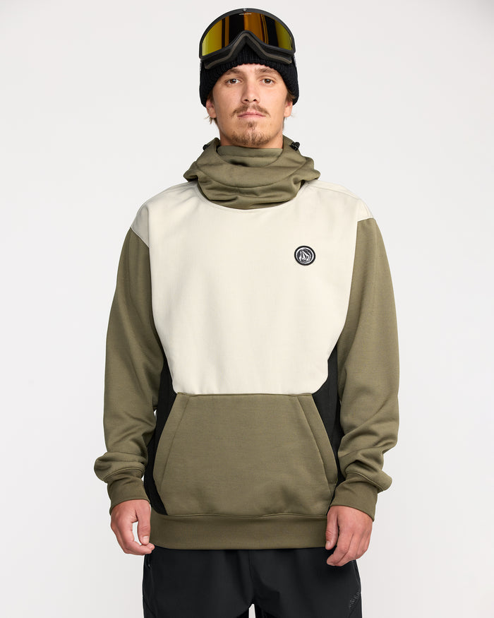 Men's Hydro Riding Hoodie-Military-Volcom