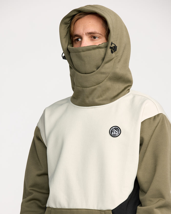 Men's Hydro Riding Hoodie-Military-Volcom