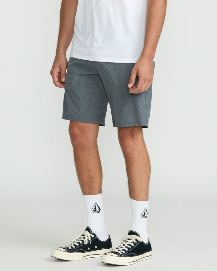 Men's Joythriller 19" Hybrid Shorts-Dark Slate-Volcom
