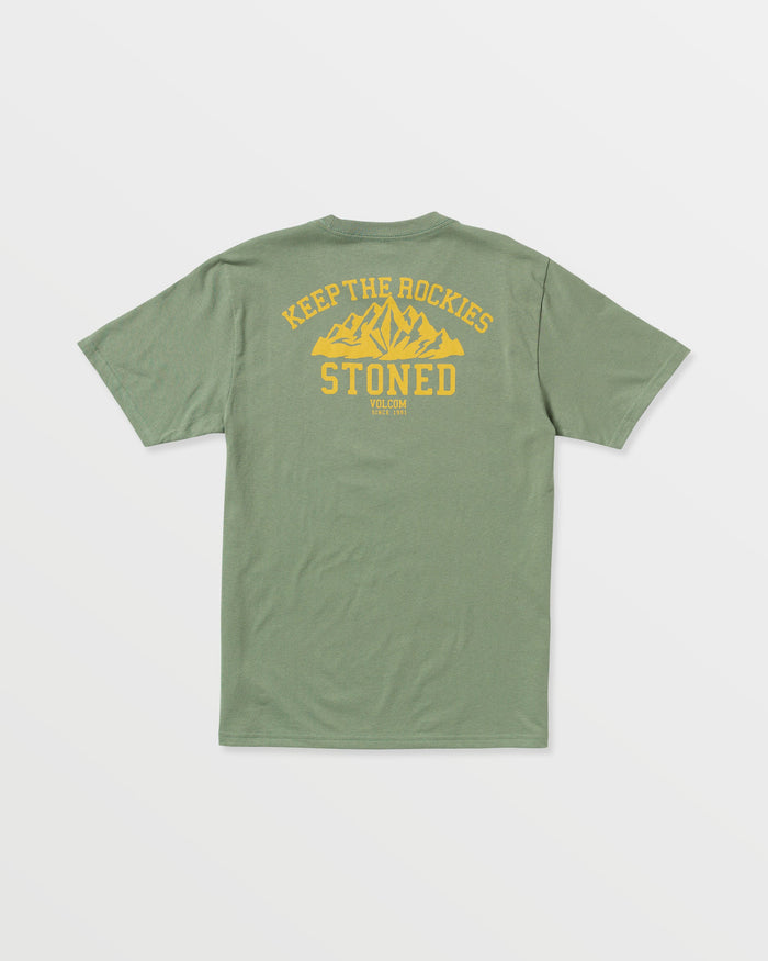 Volcom Men's Keep Rockies Stoned Short Sleeve Tee