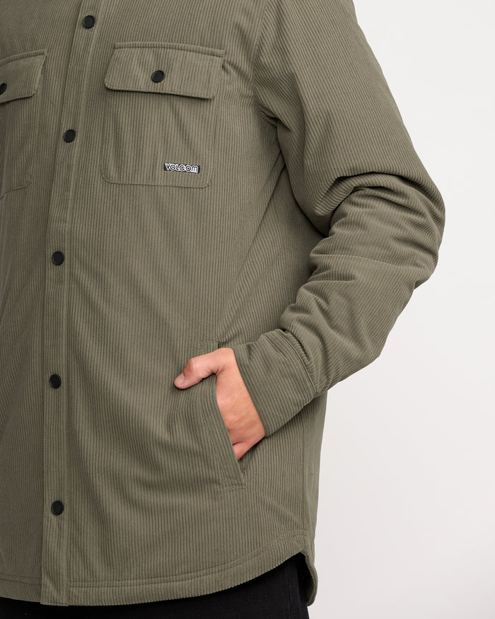 Men's Kenson Insulated Flannel-Military-Volcom