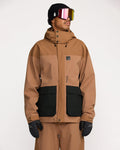 Men's Kleveland Shell Jacket-Terra Brown-Volcom