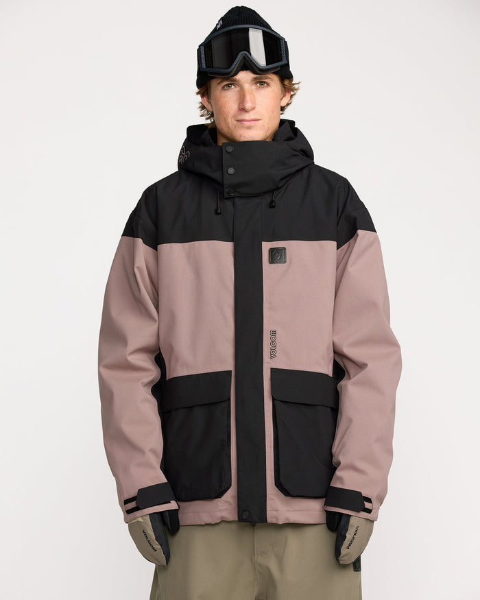 Men's Kleveland Shell Jacket-Pale Mauve-Volcom
