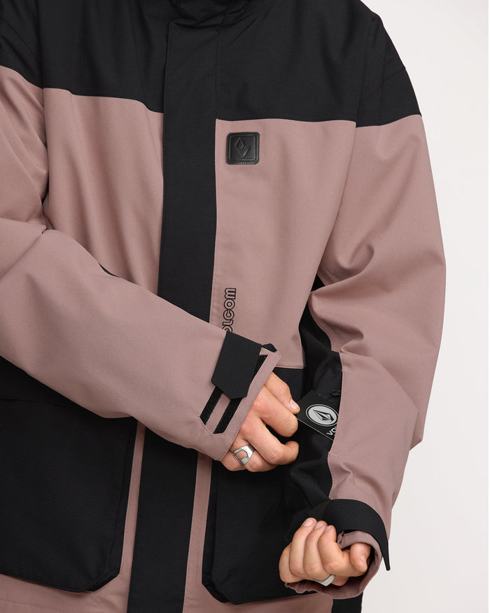 Men's Kleveland Shell Jacket-Pale Mauve-Volcom