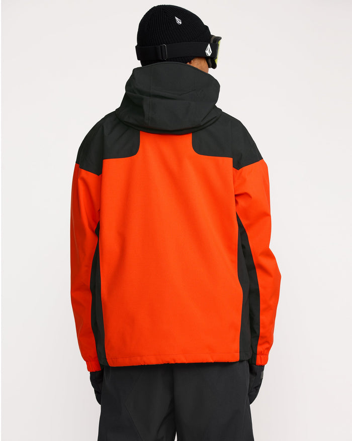 Men's Kleveland Shell Jacket-Orange Shock-Volcom